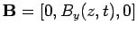 ${\bf B} = [0,B_y(z,t),0]$
