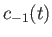 $\displaystyle c_{-1}(t)$