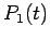 $\displaystyle P_1(t)$
