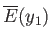$ \overline{E}(y_1)$