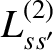 $\displaystyle L_{ss'}^{(2)}$